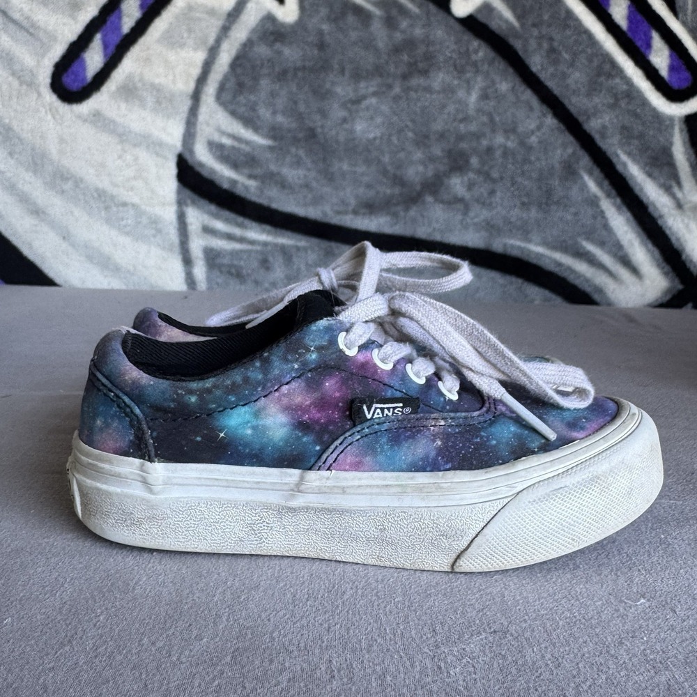 Size 11c‎ - VANS Off The Wall Doheny Galaxy Sneakers Kids Shoes Waffle Sole Low - Picture 5 of 8